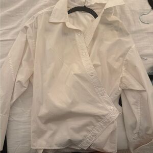 A.L.C. White Women's Dress Shirt